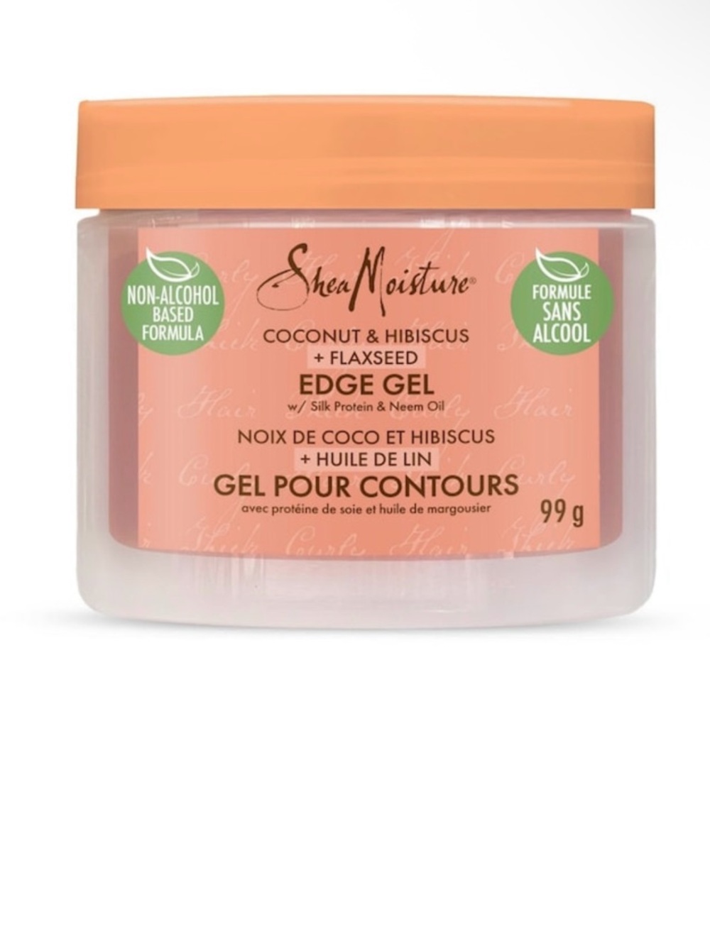 SheaMoisture Coconut & Hibiscus Edge Gel - Peach/Orange